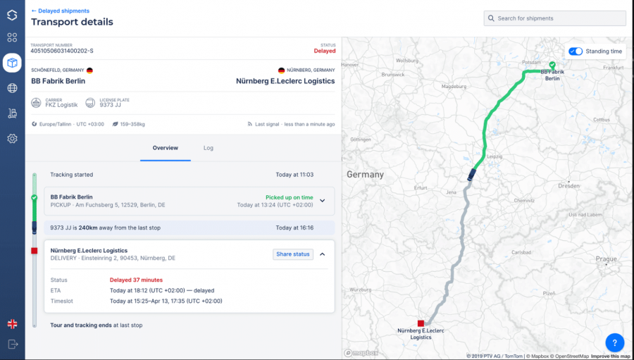 Sixfold web client screenshot